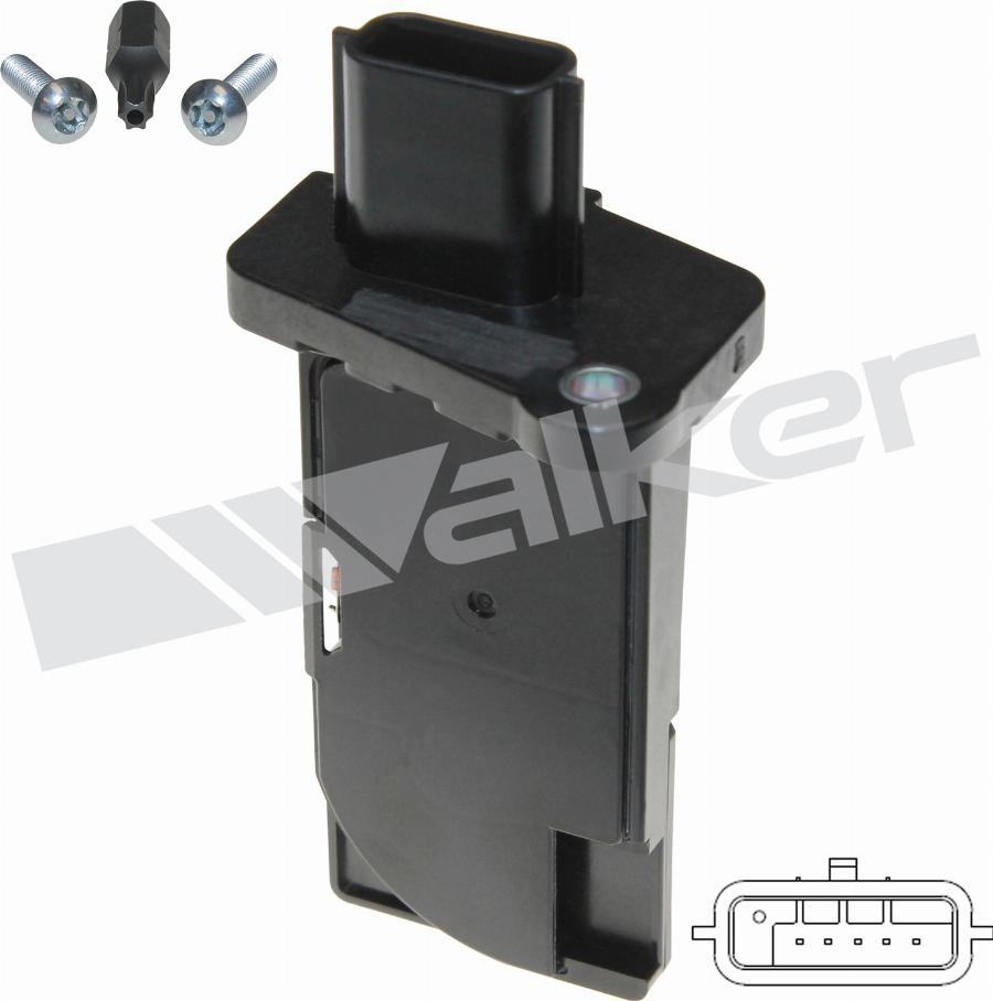 Walker Products 245-1403 - Датчик потоку, маси повітря autocars.com.ua