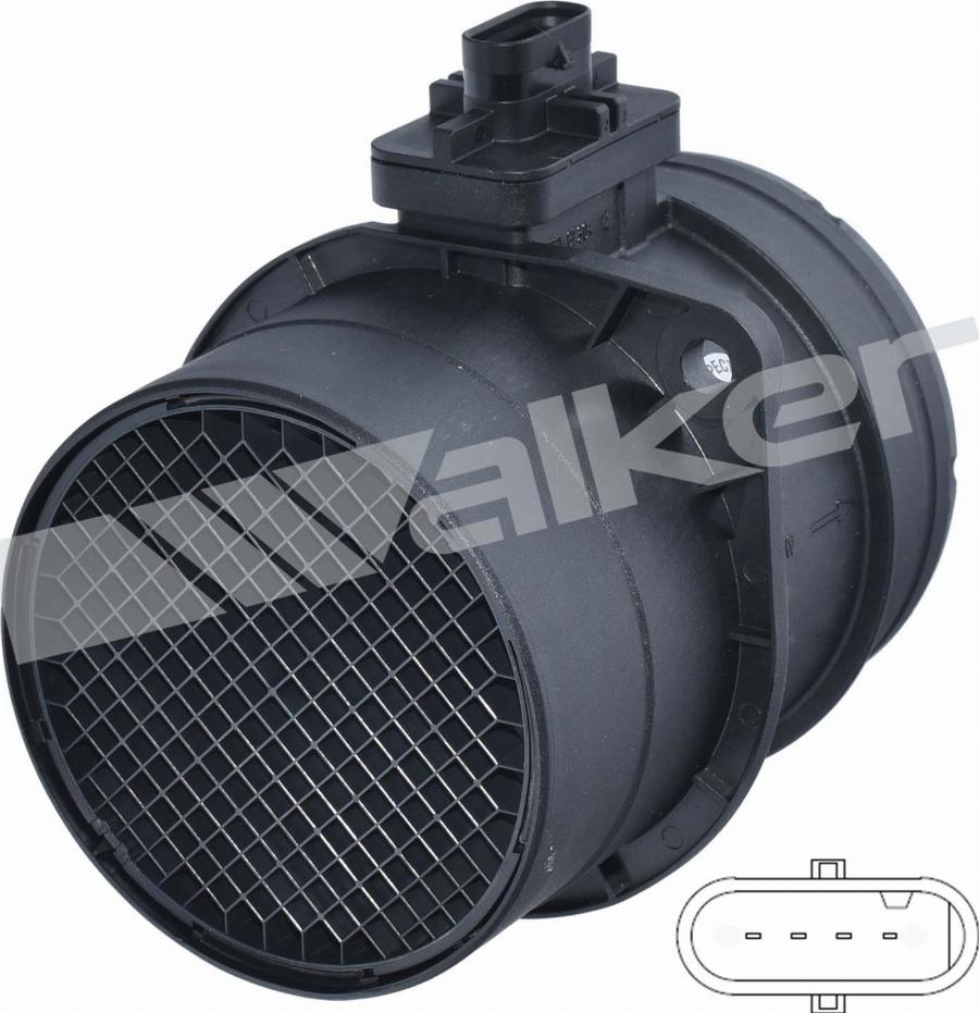 Walker Products 245-1450 - Датчик потоку, маси повітря autocars.com.ua