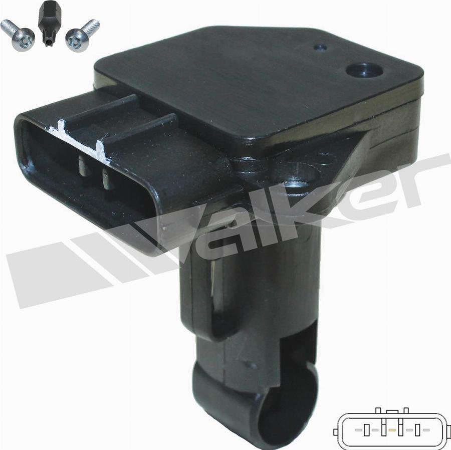 Walker Products 245-2663 - Датчик потоку, маси повітря autocars.com.ua