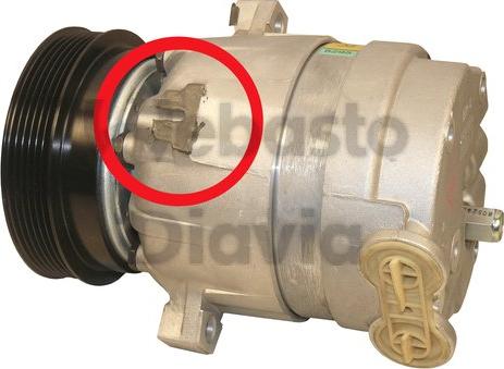 Webasto 82D014356A - Компрессор кондиционера autodnr.net