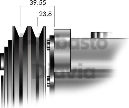 Webasto 82D015556CA - Компресор, кондиціонер autocars.com.ua