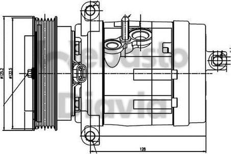 Webasto 82D0155984A - Компресор, кондиціонер autocars.com.ua