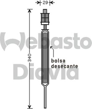 Webasto 82D0175667MA - Осушитель, кондиционер autodnr.net