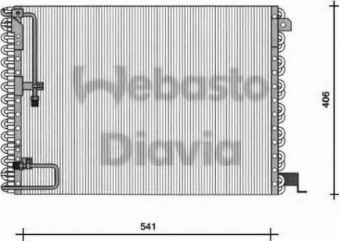 Webasto 82D0225076A - Конденсатор, кондиціонер autocars.com.ua