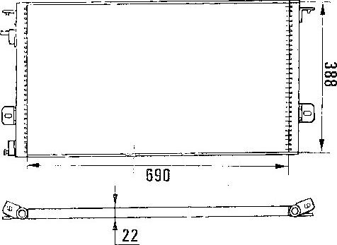 Webasto 82D0225135A - Конденсатор, кондиціонер autocars.com.ua