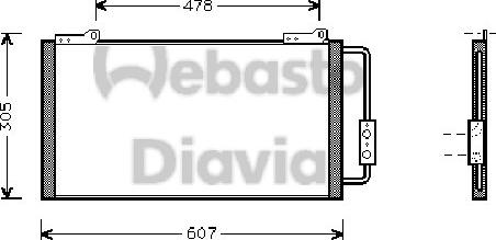 Webasto 82D0225141A - Конденсатор кондиционера avtokuzovplus.com.ua