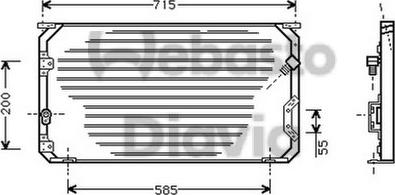 Webasto 82D0225142A - Конденсатор, кондиціонер autocars.com.ua
