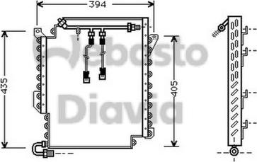 Webasto 82D0225170A - Конденсатор, кондиціонер autocars.com.ua