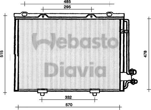 Webasto 82D0225194A - Конденсатор, кондиціонер autocars.com.ua