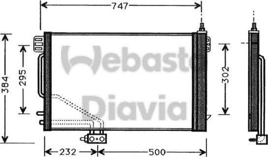 Webasto 82D0225329A - Конденсатор кондиционера avtokuzovplus.com.ua