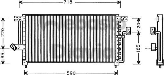 Webasto 82D0225336A - Конденсатор, кондиціонер autocars.com.ua