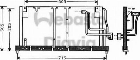 Webasto 82D0225354A - Конденсатор кондиционера autodnr.net