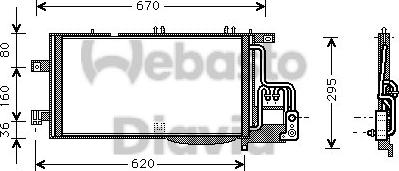 Webasto 82D0225498A - Конденсатор кондиционера avtokuzovplus.com.ua