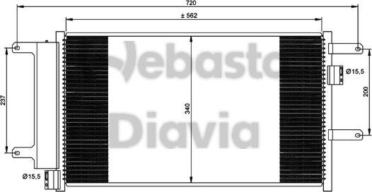 Webasto 82D0225662A - Конденсатор, кондиціонер autocars.com.ua