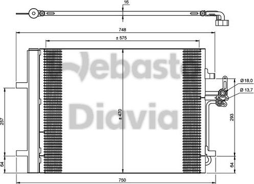 Webasto 82D0225670A - Конденсатор, кондиціонер autocars.com.ua