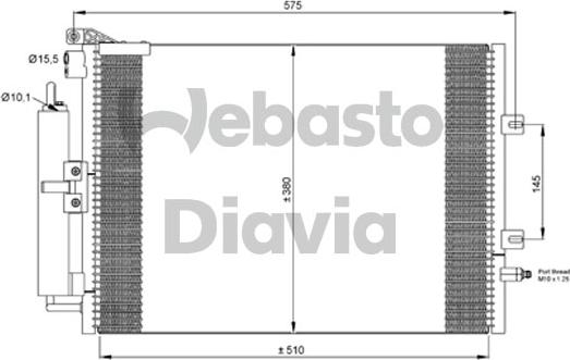 Webasto 82D0225675A - Конденсатор кондиционера avtokuzovplus.com.ua