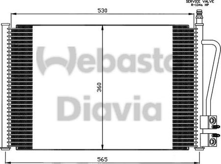 Webasto 82D0226113MA - Конденсатор кондиционера avtokuzovplus.com.ua