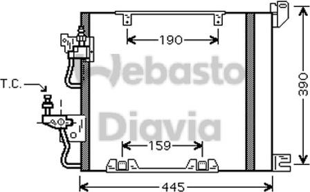 Webasto 82D0226199MA - Конденсатор кондиционера avtokuzovplus.com.ua