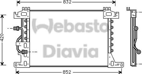 Webasto 82D0226214MA - Конденсатор кондиционера autodnr.net