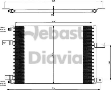 Webasto 82D0226249MA - Конденсатор, кондиціонер autocars.com.ua