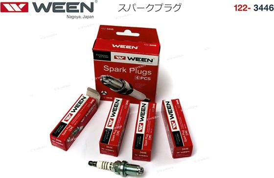 Ween 122-3446 - Свеча зажигания 3-х электродная MERCEDES-BENZ  VW autodnr.net