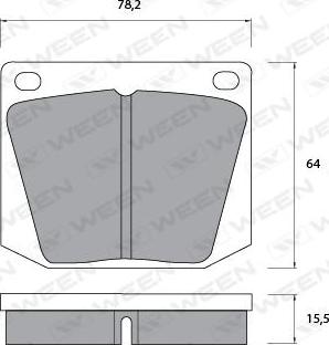 Woking P1383.10 - Гальмівні колодки, дискові гальма autocars.com.ua