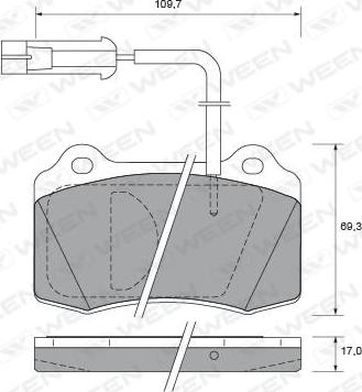 Chrysler 00K04897218AA - Гальмівні колодки, дискові гальма autocars.com.ua