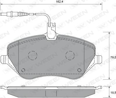 ATE 602892 - Тормозные колодки, дисковые, комплект avtokuzovplus.com.ua