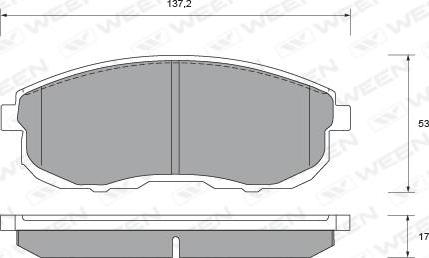 FOMAR Friction 51449781 - Гальмівні колодки, дискові гальма autocars.com.ua