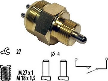 WE PARTS 461640028 - Выключатель, блокировка диффе autodnr.net