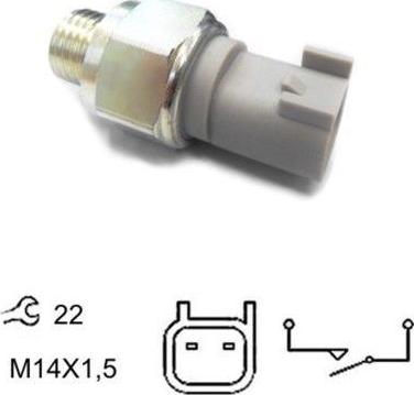 WE PARTS 461640063 - Датчик, переключатель, фара заднего хода autodnr.net