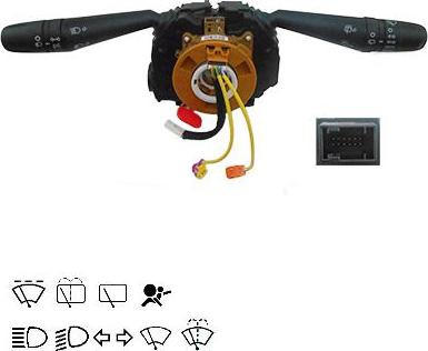 WE PARTS 461800360 - Выключатель на рулевой колонке autodnr.net