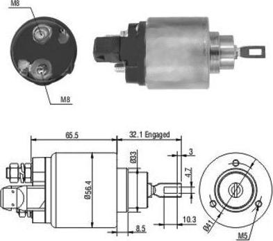 WE PARTS 471480004 - Тяговое реле, стартер autodnr.net