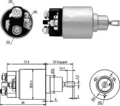 WE PARTS 471480010 - Тяговое реле, стартер autodnr.net