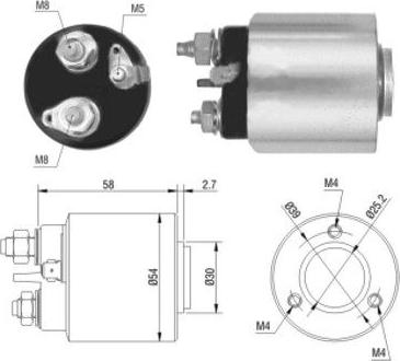 WE PARTS 471480013 - Тяговое реле, стартер autodnr.net