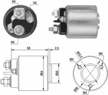 WE PARTS 471480015 - Тяговое реле, стартер autodnr.net