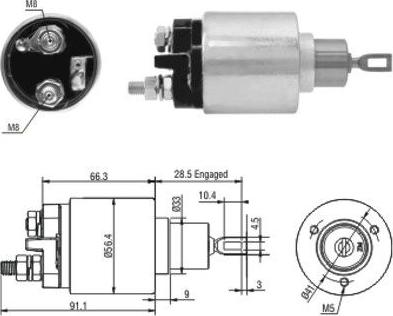 WE PARTS 471480033 - Тяговое реле, стартер autodnr.net