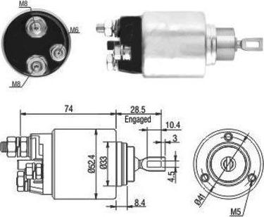 WE PARTS 471480034 - Тяговое реле, стартер autodnr.net