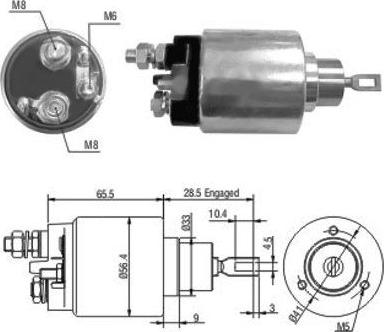 WE PARTS 471480036 - Тяговое реле, стартер autodnr.net