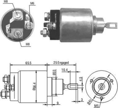 WE PARTS 471480042 - Тяговое реле, стартер autodnr.net