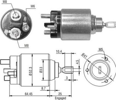 WE PARTS 471480043 - Тяговое реле, стартер autodnr.net