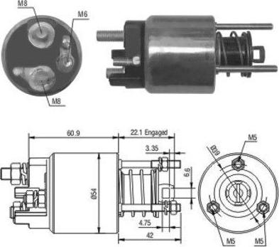 WE PARTS 471480076 - Тяговое реле, стартер autodnr.net