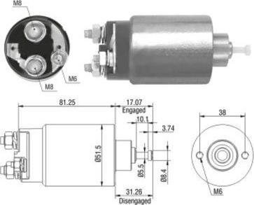 WE PARTS 471480082 - Тяговое реле, стартер autodnr.net