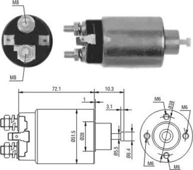 WE PARTS 471480095 - Тяговое реле, стартер autodnr.net