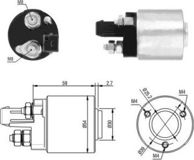 WE PARTS 471480105 - Тяговое реле, стартер autodnr.net