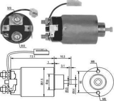 WE PARTS 471480114 - Тяговое реле, стартер autodnr.net