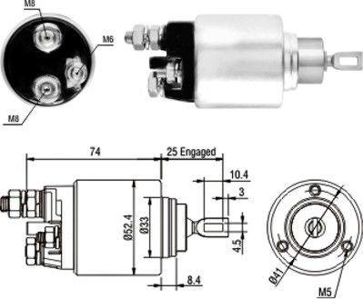 WE PARTS 471480129 - Тяговое реле, стартер autodnr.net