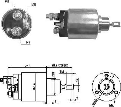 WE PARTS 471480130 - Тяговое реле, стартер autodnr.net