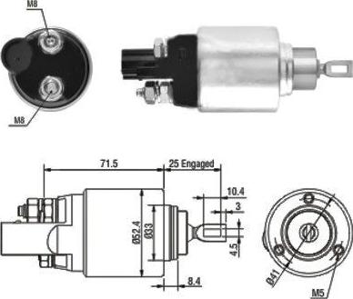 WE PARTS 471480132 - Тяговое реле, стартер autodnr.net