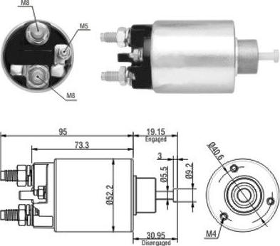 WE PARTS 471480133 - Тяговое реле, стартер autodnr.net